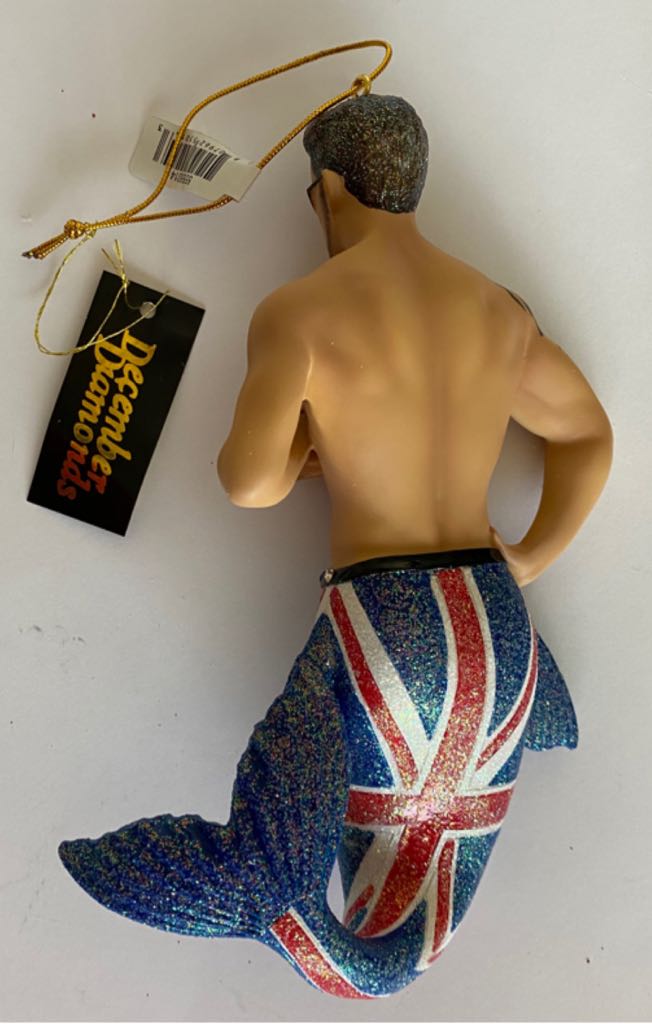 Union Jack Merman #55-55014 - It’s All About The Bling! (One World, One Ocean, Let’s Protect It!) ornament collectible [Barcode 807962550143] - Main Image 2