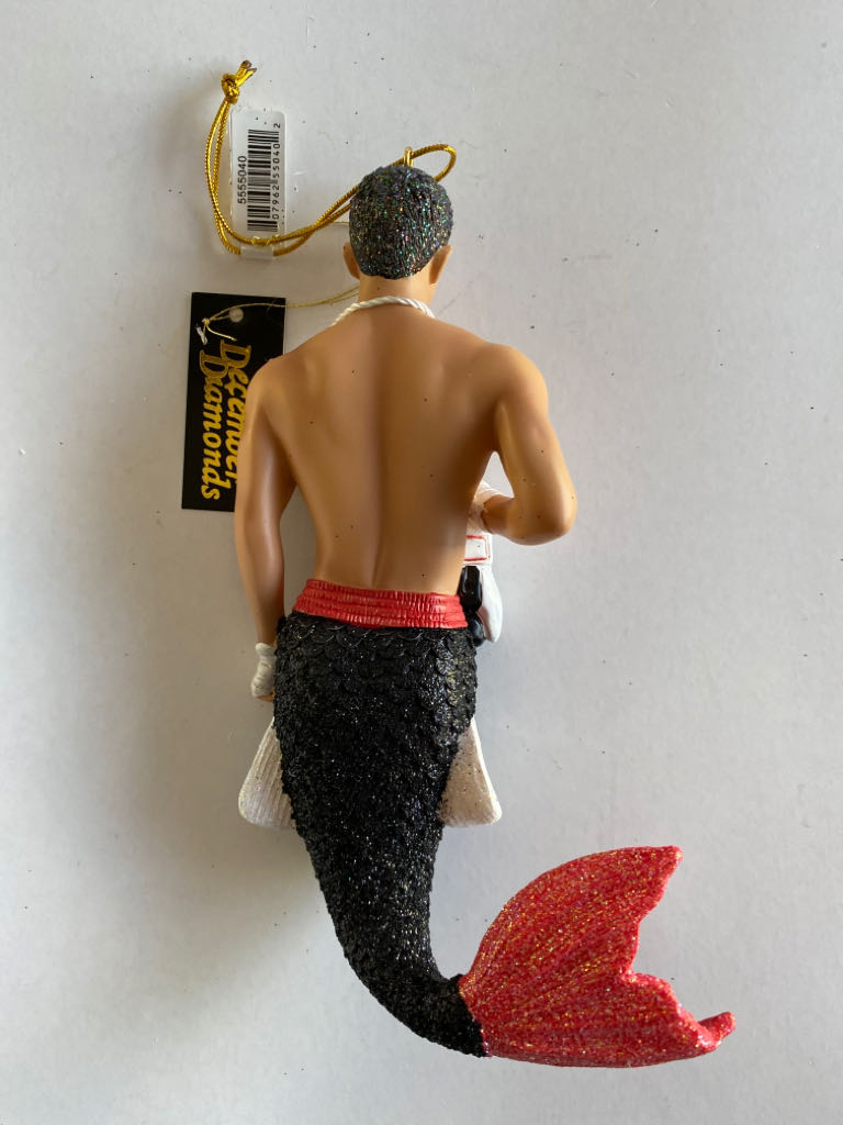 TKO Merman #55-55040 - It’s All About The Bling! (One World, One Ocean, Let’s Protect It!) ornament collectible [Barcode 807962550402] - Main Image 2