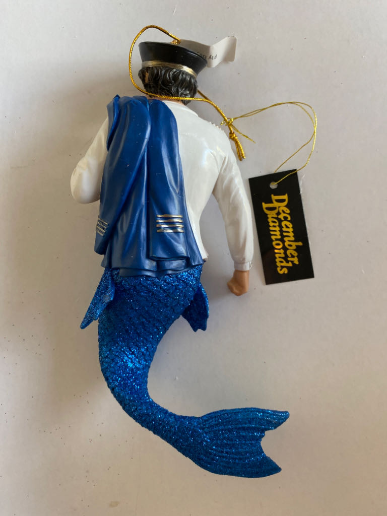 Fly Boy Merman #55-90766 - It’s All About The Bling! (One World, One Ocean, Let’s Protect It!) ornament collectible [Barcode 807962907664] - Main Image 2