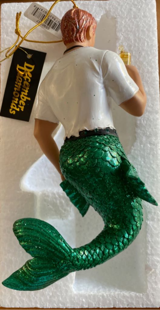 Scotch Merman #55-90787 - It’s All About The Bling! (One World, One Ocean, Let’s Protect It!) ornament collectible [Barcode 807962907879] - Main Image 2