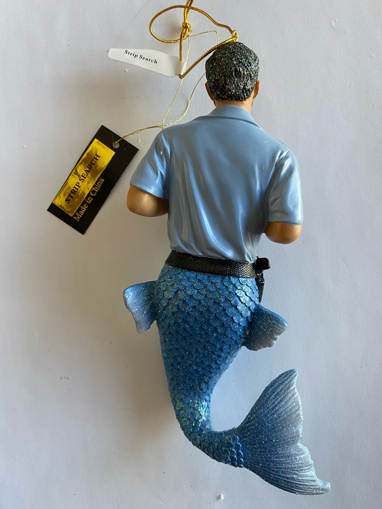 Strip Search Merman #55-55067 - It’s All About The Bling! (One World, One Ocean, Let’s Protect It!) ornament collectible [Barcode 807962550679] - Main Image 2