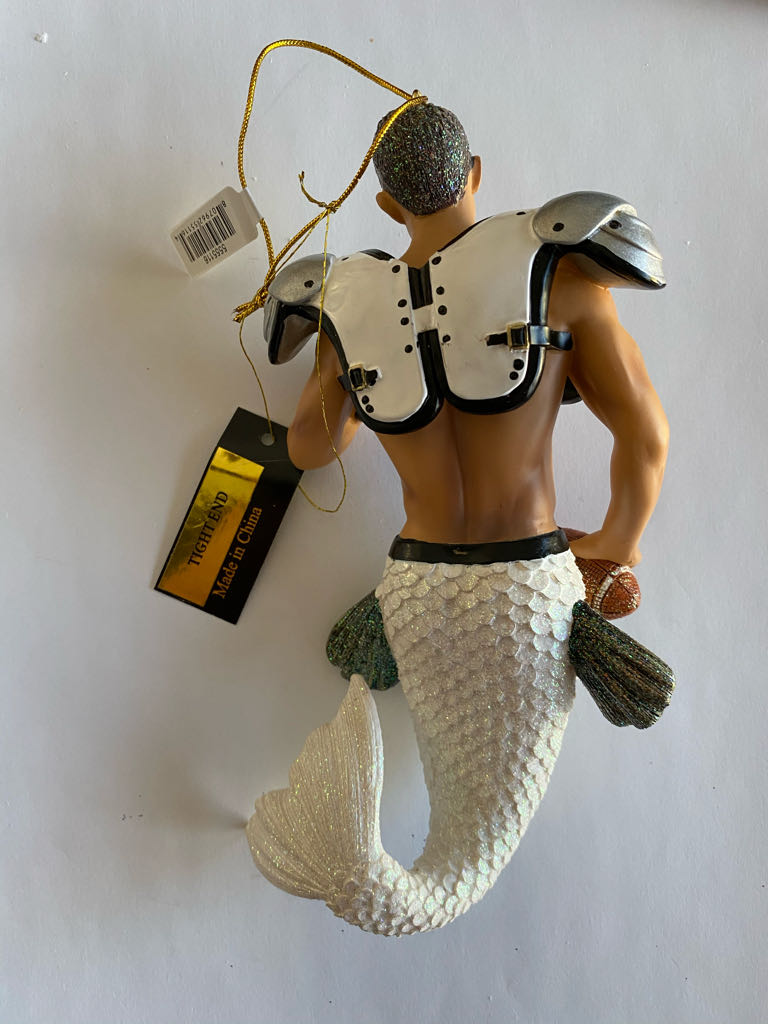 Tight End Merman #55-55116 - It’s All About The Bling! (One World, One Ocean, Let’s Protect It!) ornament collectible [Barcode 807962551164] - Main Image 2