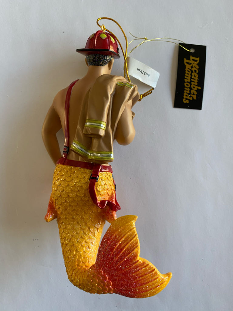 December Diamonds Back Draft Merman #55-55108 - Itâs All About The Bling! (One World, One Ocean, Letâs Protect It!) ornament collectible [Barcode 807962551089] - Main Image 2