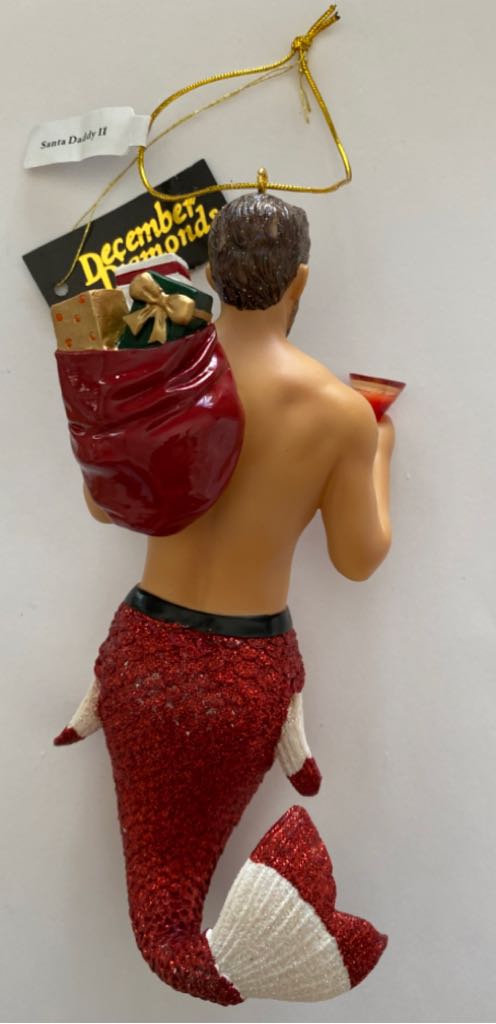 Bedtime Santa - Mermen (One World, One Ocean, Let’s Protect It!) ornament collectible [Barcode 807962550082] - Main Image 2