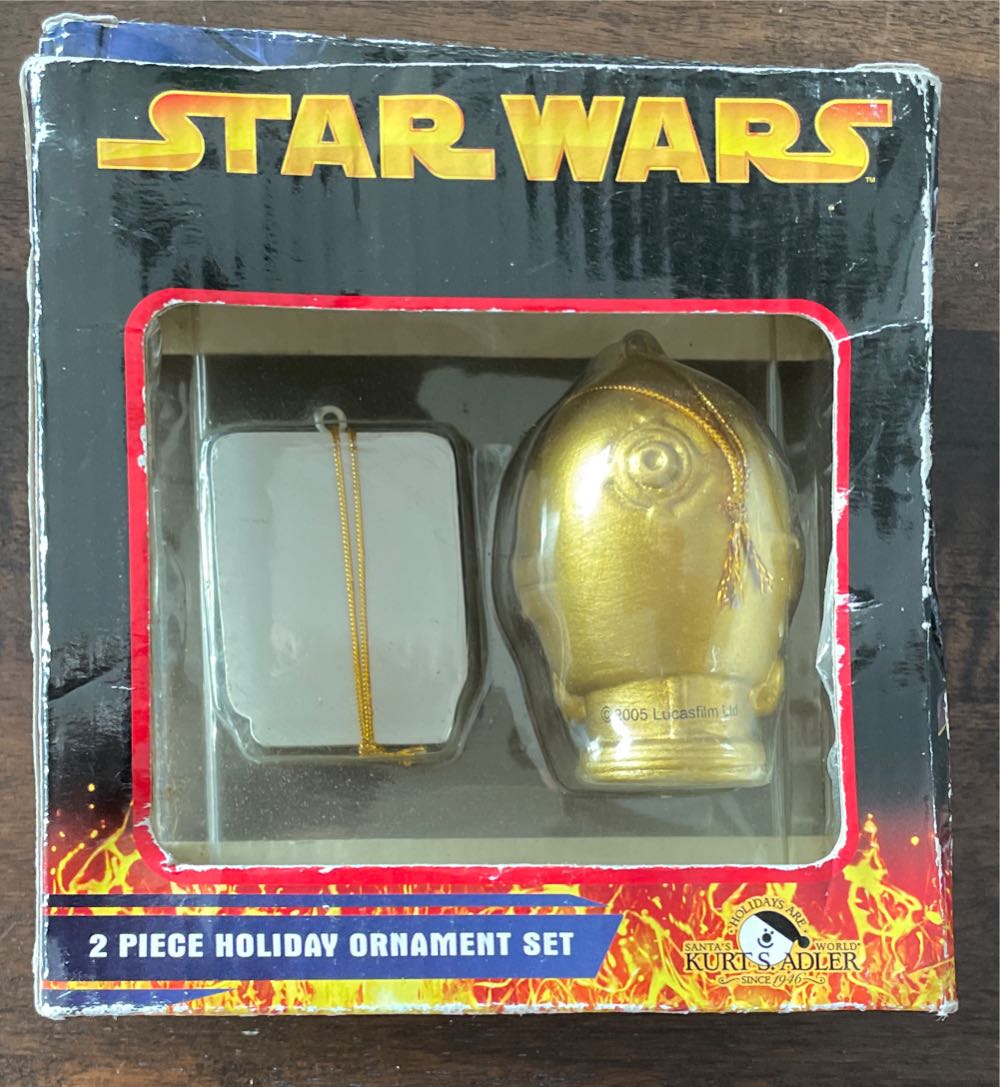 2 Piece Holiday Ornament Set C3-PO - Star Wars (Star Wars) ornament collectible [Barcode 086131633218] - Main Image 2