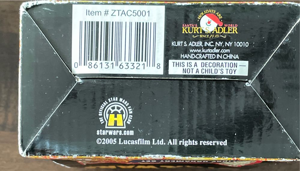 2 Piece Holiday Ornament Set C3-PO - Star Wars (Star Wars) ornament collectible [Barcode 086131633218] - Main Image 3