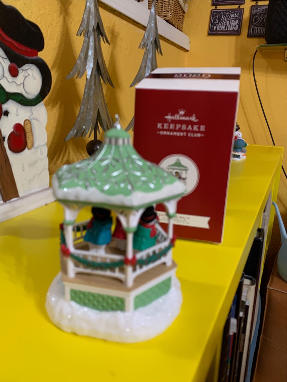 Snowman Band 2020 - Keepsake Ornament Club (KOC Member Exclusive) ornament collectible - Main Image 4