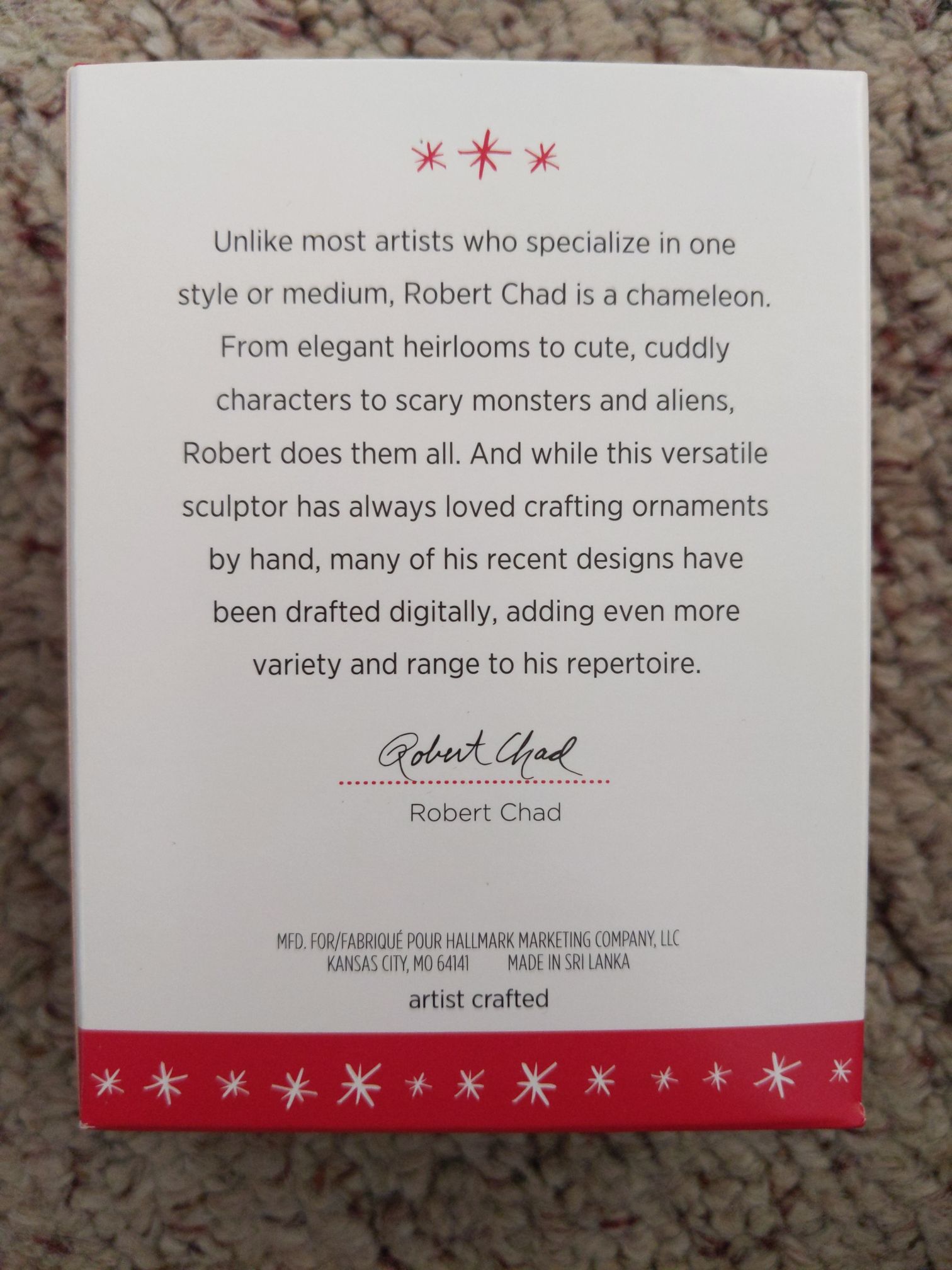 Retro Reindeer - Vintage Christmas ornament collectible [Barcode 763795108459] - Main Image 2