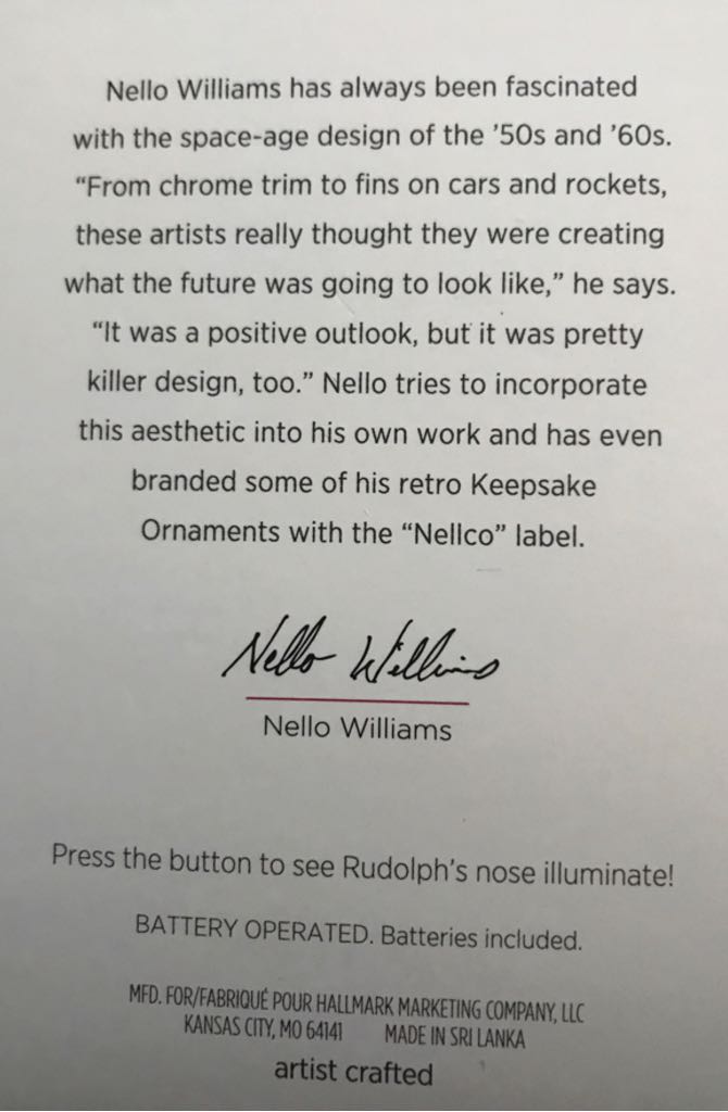 Very Shiny Nose, A - Rudolph The Red-Nosed Reindeer (Rudolph The Red-Nosed Reindeer) ornament collectible [Barcode 763795331369] - Main Image 2