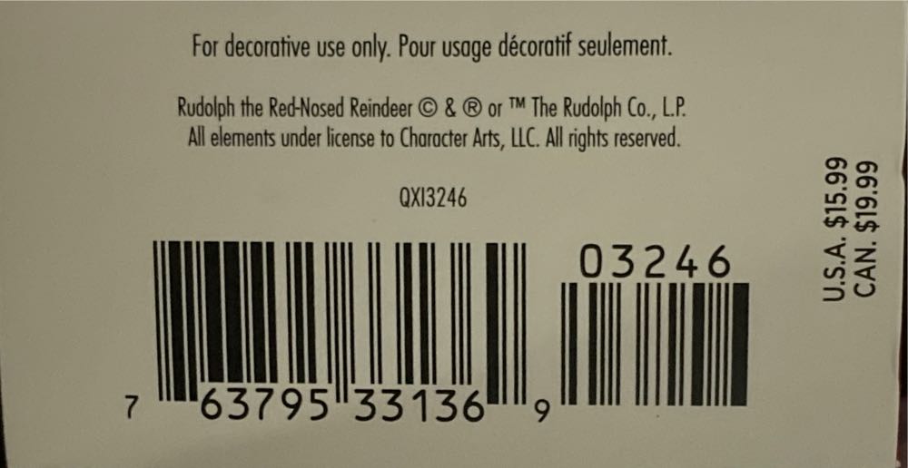 Very Shiny Nose, A - Rudolph The Red-Nosed Reindeer (Rudolph The Red-Nosed Reindeer) ornament collectible [Barcode 763795331369] - Main Image 4