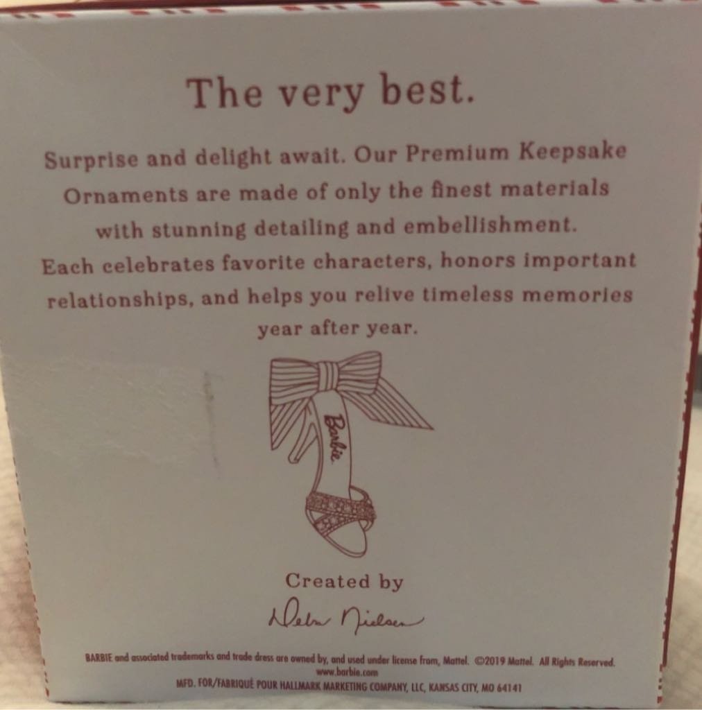 2019 Shoe-sational - Holiday Barbie Series (60th Anniversary Special Edition) ornament collectible - Main Image 2