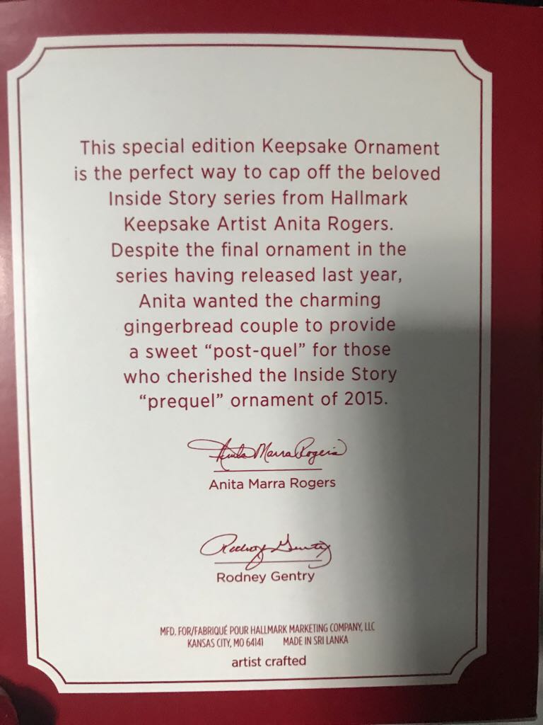 Inside Story Special Edition - Hallmark KOC (KOC 2019 Convention) ornament collectible - Main Image 2