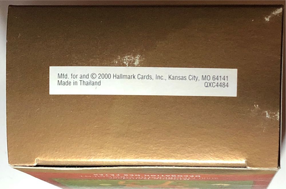 Ringing Reindeer - 2000 Membership Ornament (Hallmark Club Exclusive) ornament collectible - Main Image 3