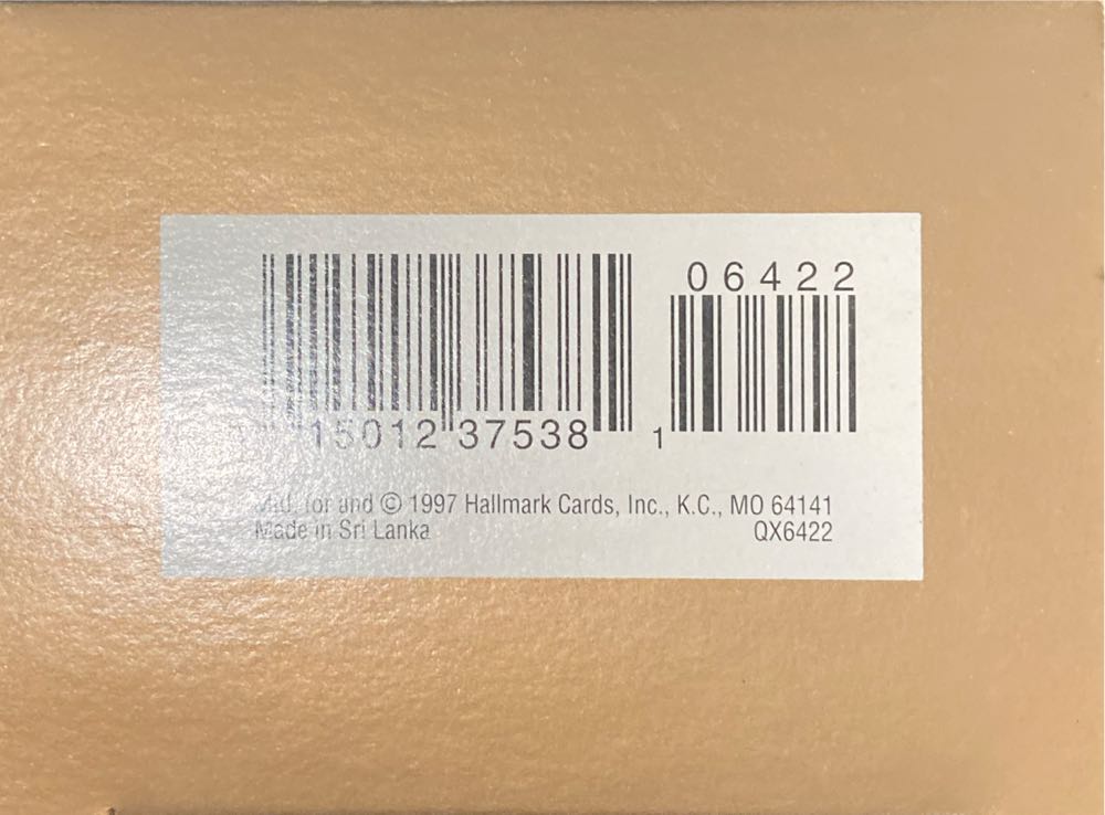 Santa’s Ski Adventure - Reindeer (Santa With Friend) ornament collectible [Barcode 015012375381] - Main Image 3