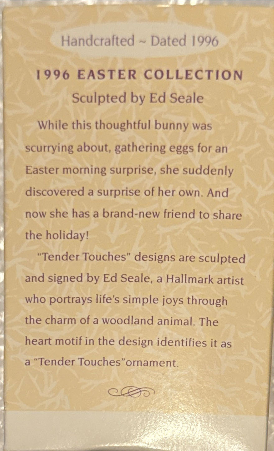 Easter Collection Tender Touches Eggstra Special Surprise - Easter (Easter) ornament collectible [Barcode 015012317312] - Main Image 2