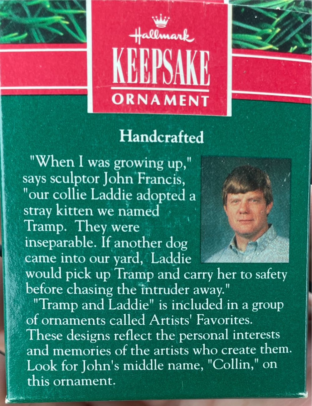 Tramp And Laddie - Dog & Cat (Dogs) ornament collectible [Barcode 070000027437] - Main Image 3