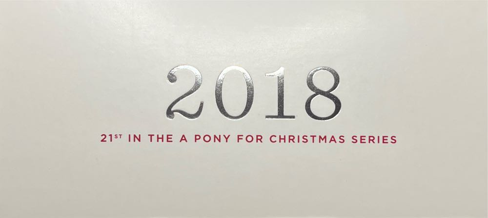 A Pony For Christmas #21 (2018) - A Pony For Christmas (Ponies) ornament collectible [Barcode 763795332342] - Main Image 3
