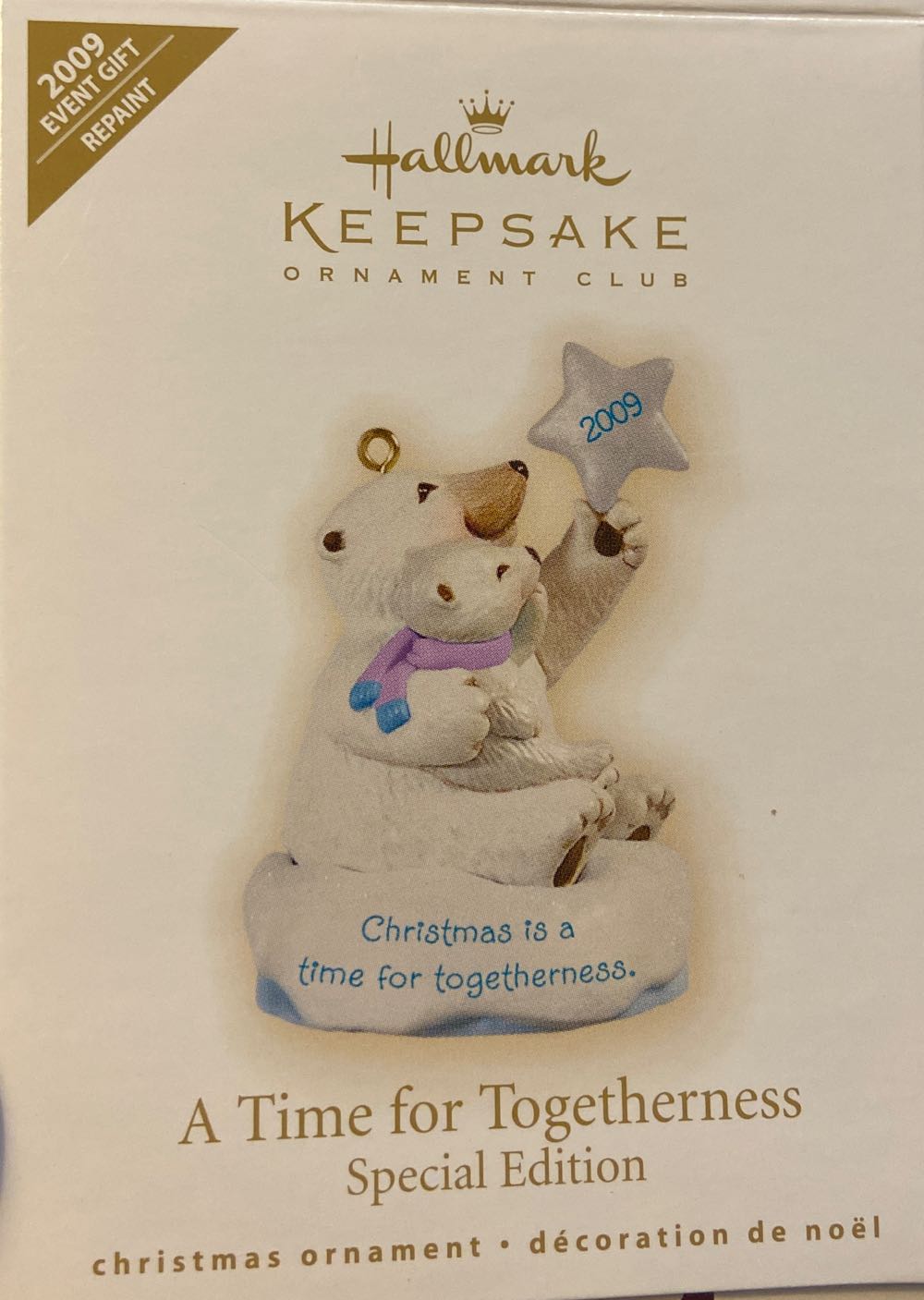 Disney Snowman Ball With Mickey Ears