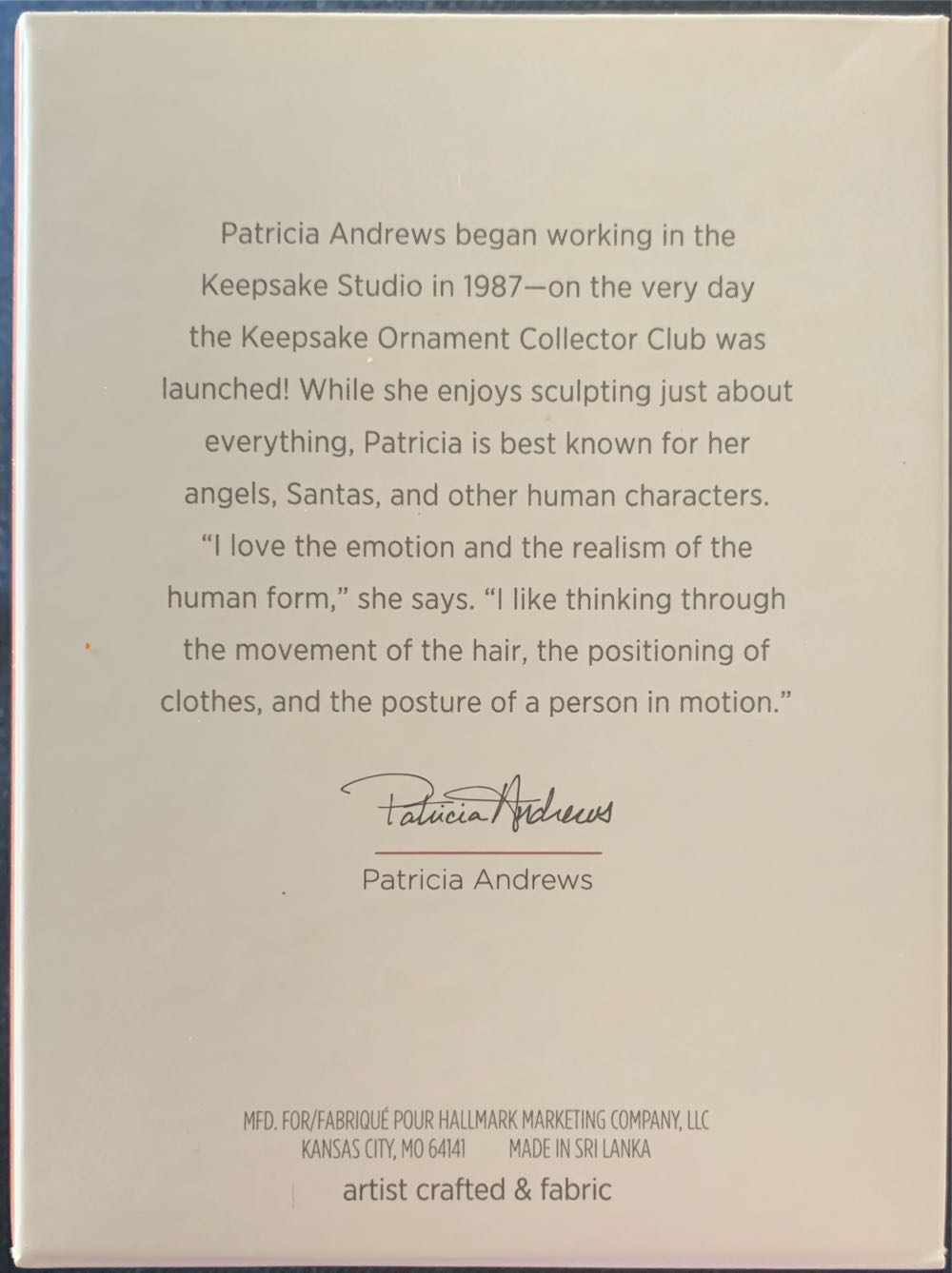 Ballet Wishes - Ballerina (Baribe) ornament collectible [Barcode 763795278985] - Main Image 2