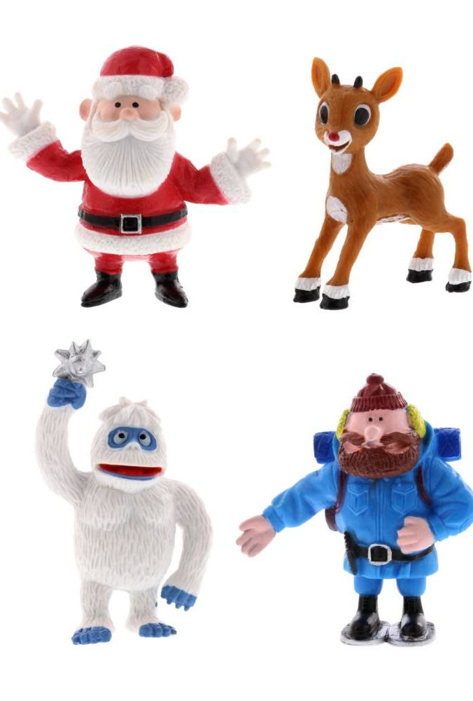 Rudolph The Red Nosed Reindeer Movie Figures - Holiday Figurine Collection (Christmas Table Decoration) ornament collectible - Main Image 2