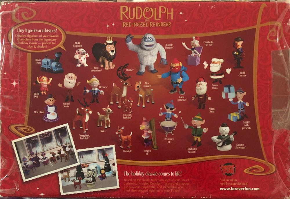 Rudolph The Red Nosed Reindeer Movie Figures - Holiday Figurine Collection (Christmas Table Decoration) ornament collectible - Main Image 4