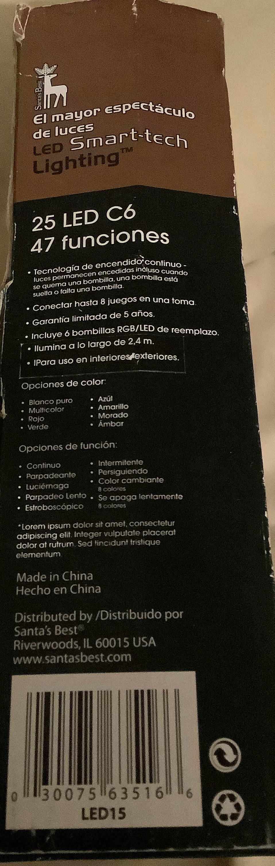 Ultimate light show LED Smart/tech lighting  ornament collectible [Barcode 030075635166] - Main Image 2