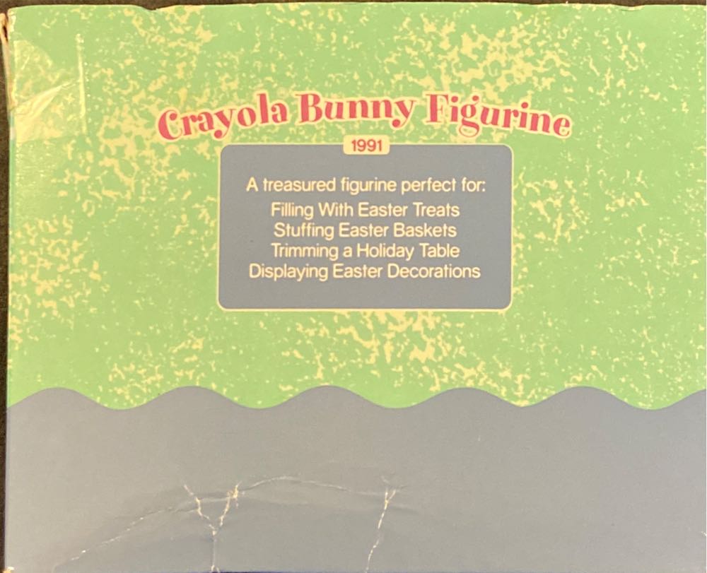 Easter Collection Crayola Crayon Bunny Easter Eggspress - Crayola Crayon (Crayola Bunny & Candy Cottontail Figurine) ornament collectible [Barcode 070000044519] - Main Image 2