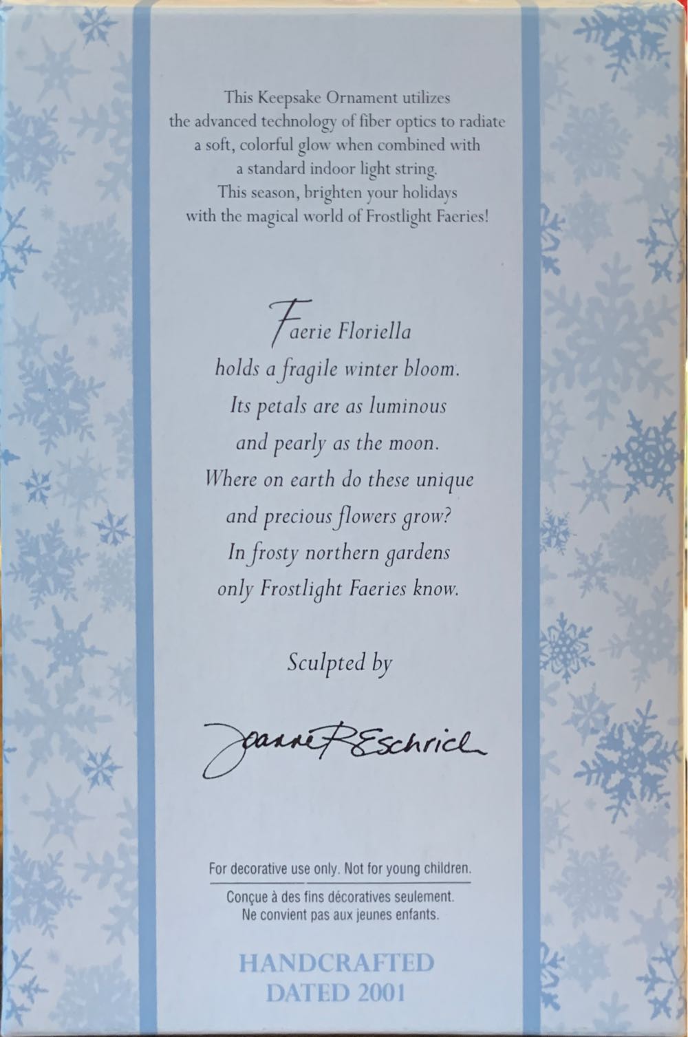 Floriella Frostlight - Fairies (Fairy) ornament collectible [Barcode 015012635249] - Main Image 2