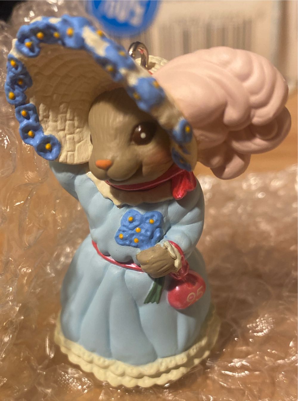 Springtime Bonnets - 03 (of 5) - Springtime Bonnets (Easter, Mice) ornament collectible [Barcode 015012246261] - Main Image 4