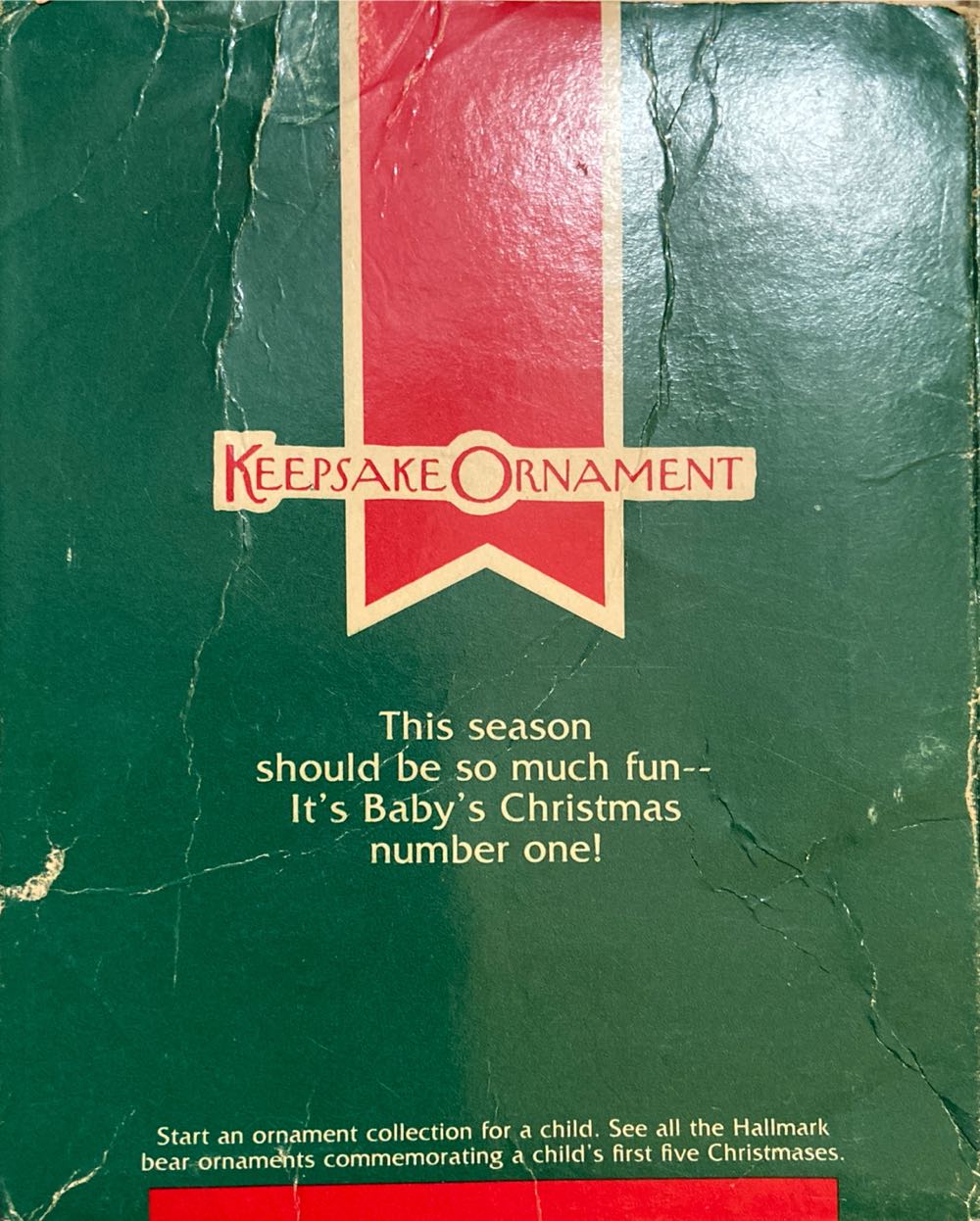 Baby’s First Christmas  1989  (Family) ornament collectible - Main Image 2