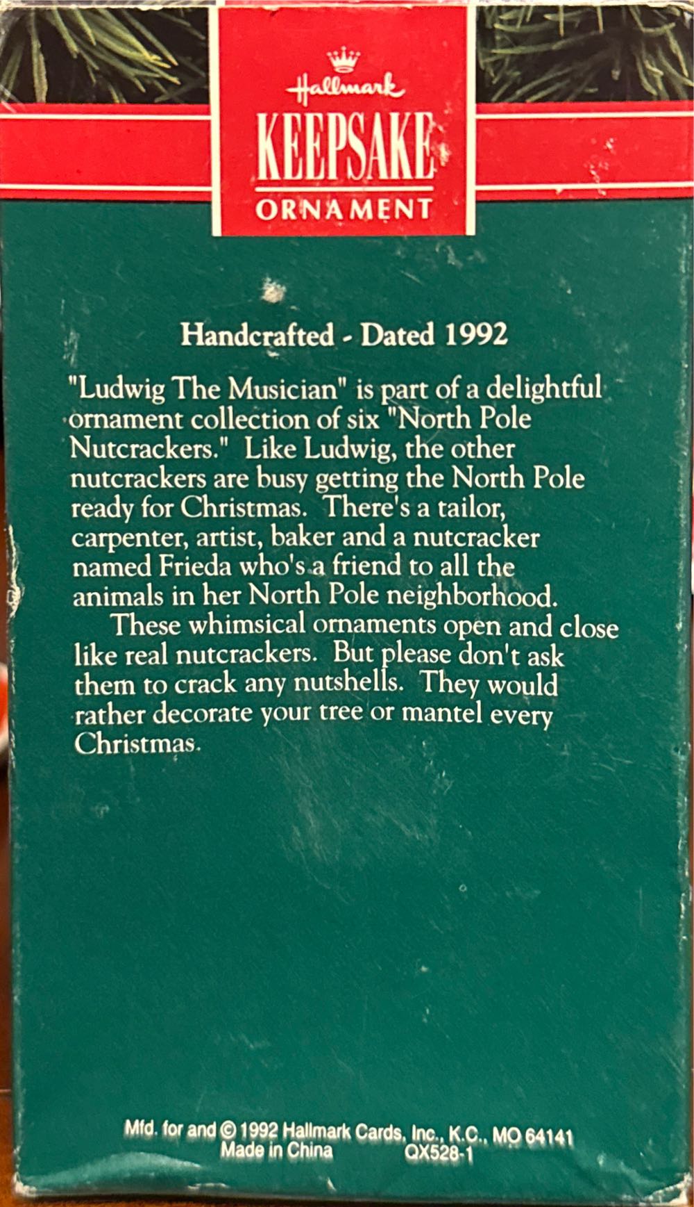 Ludwig The Musician Nutcracker - Nutcracker (Nutcracker) ornament collectible [Barcode 070000027444] - Main Image 2