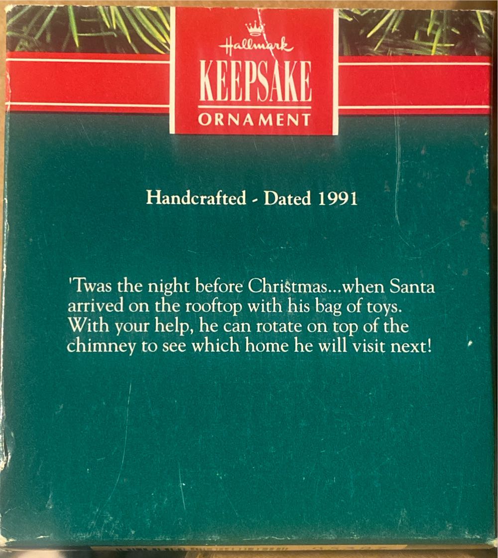 Twirl-About: 1991 Santa A Night Before Christmas - Twirl-about (Twirl About; Big Tree) ornament collectible [Barcode 070000027451] - Main Image 2