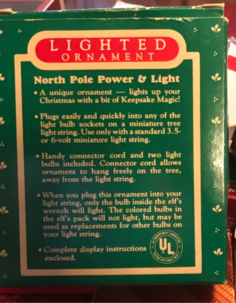 North Pole Power & Light - Keepsake Magic Collection (Lighted Ornament) ornament collectible - Main Image 2