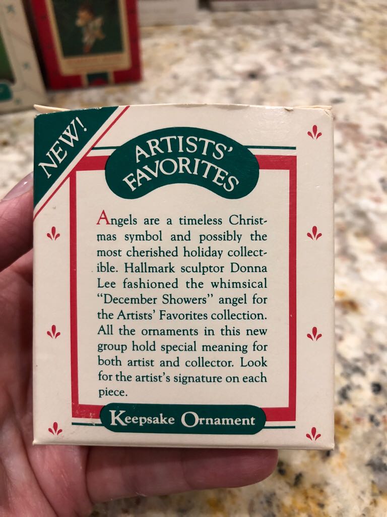 December Showers - Donna Lee (Angels) ornament collectible - Main Image 2