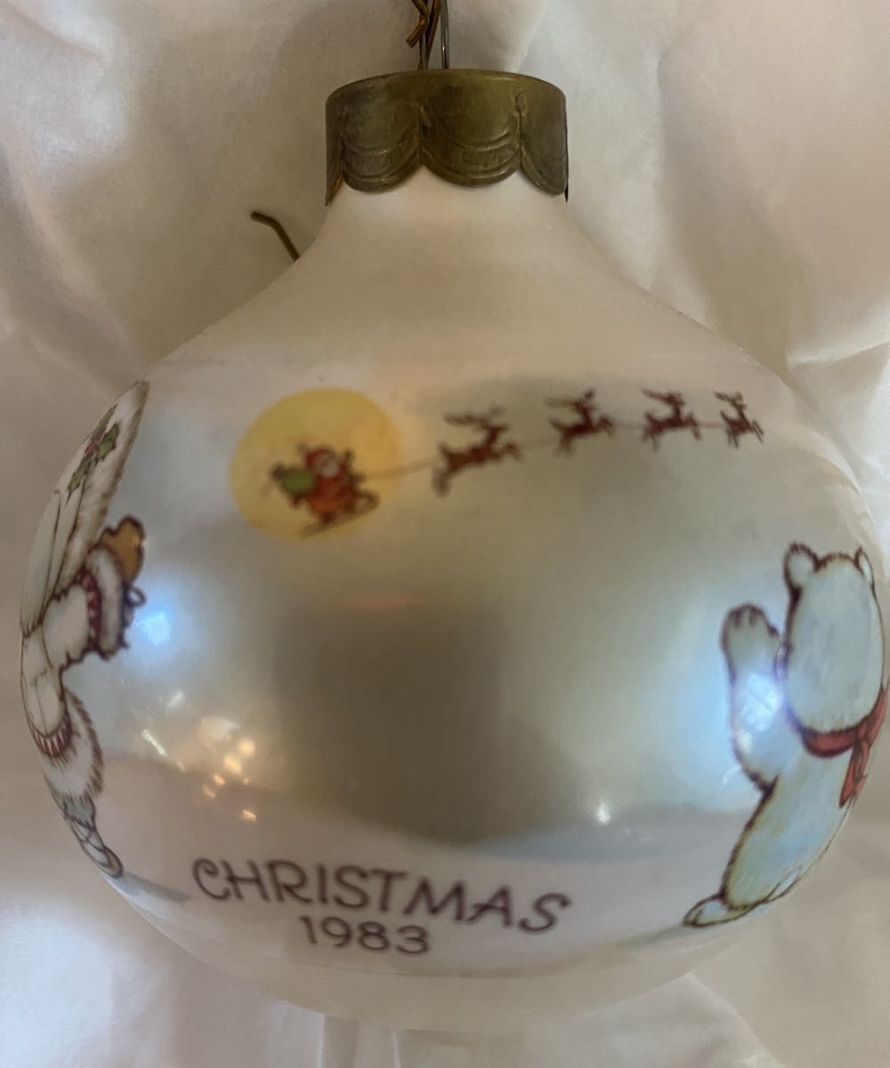 Friendship Frosty Friends 1983 Glass Ball - Frosty Friends (Frosty Friends) ornament collectible - Main Image 3