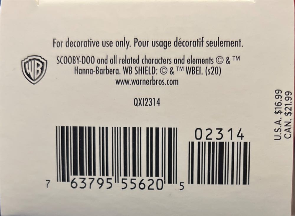 Scooby’s Christmas List - Scooby-Doo (Scooby Doo) ornament collectible [Barcode 763795556205] - Main Image 4