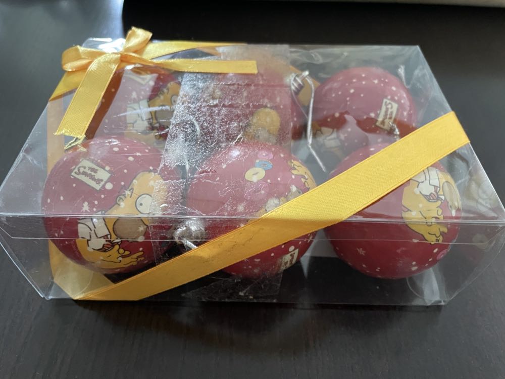 The Simpsons Christmas Balls  (The Simpsons) ornament collectible [Barcode 808182205554] - Main Image 2
