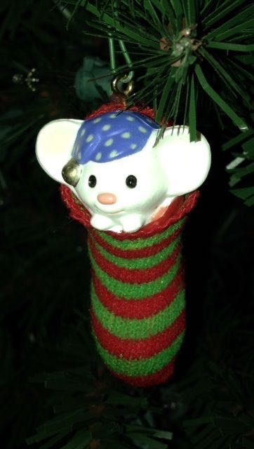 The Stocking Mouse  (Mice) ornament collectible - Main Image 3