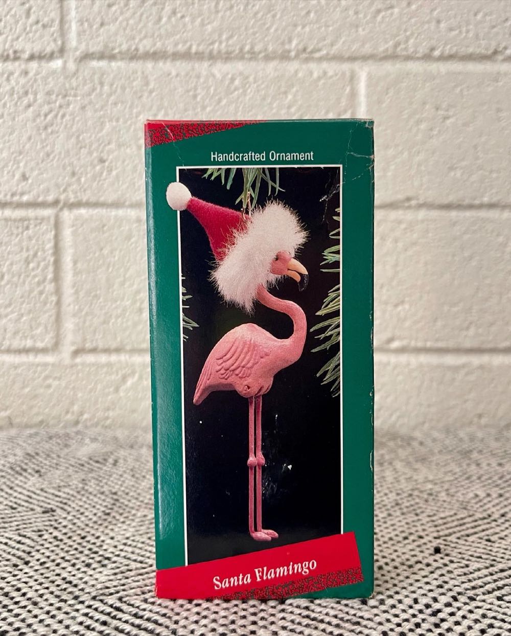 Santa Flamingo  ornament collectible - Main Image 2