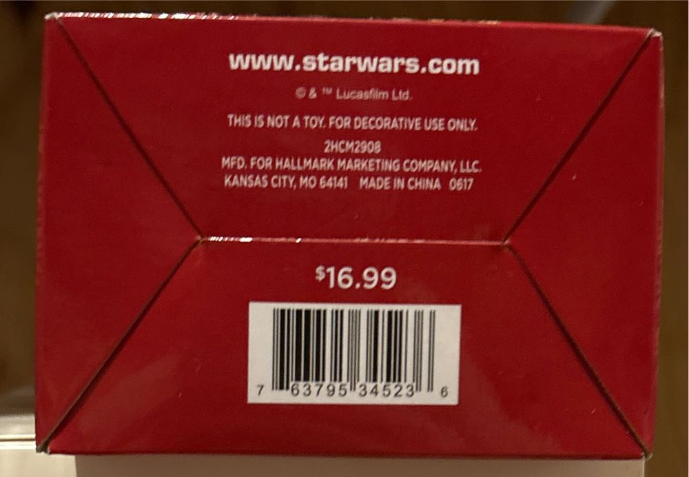 Hallmark Star Wars Praetorian Guard 2017 C8  ornament collectible [Barcode 763795345236] - Main Image 2