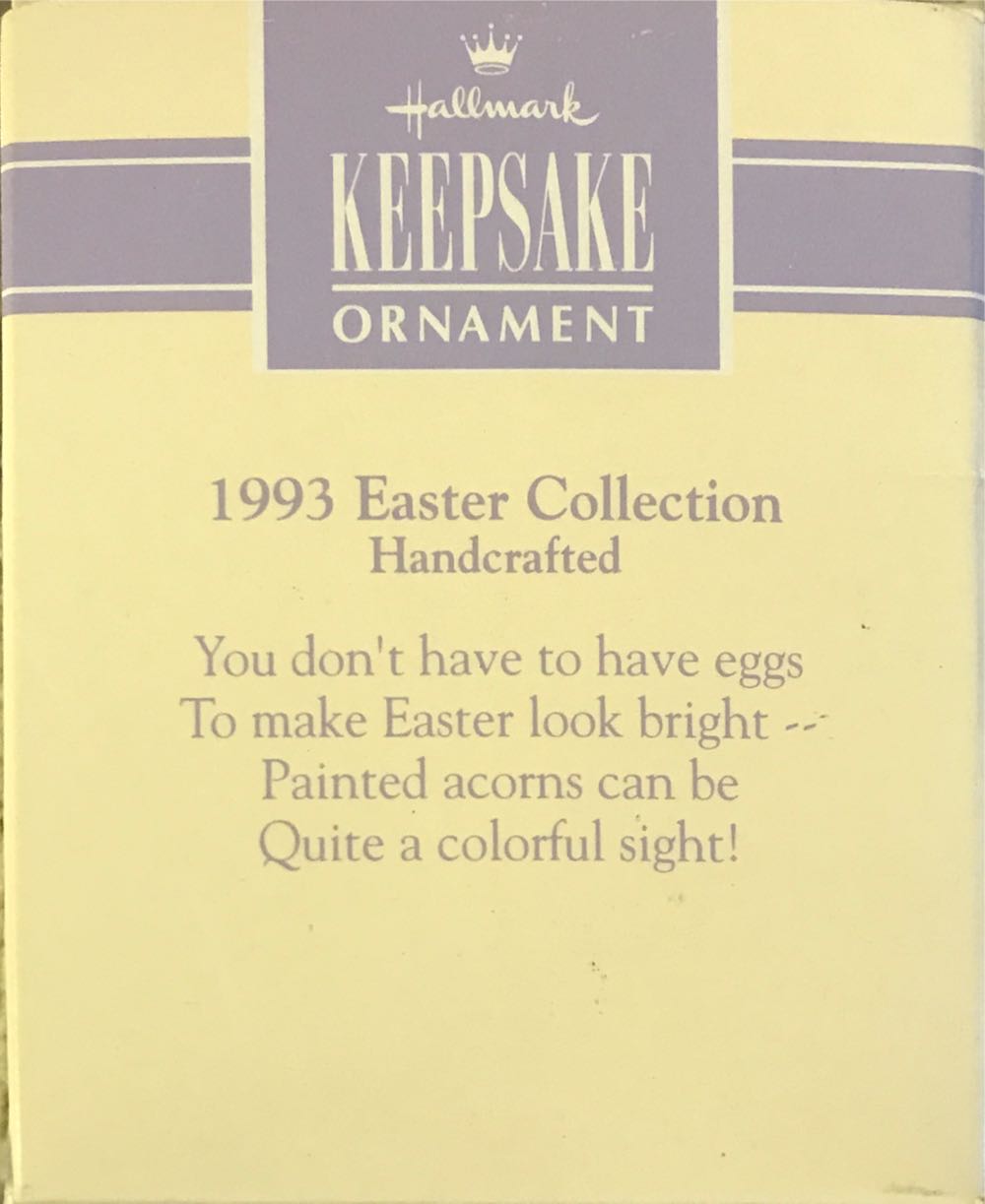 Easter Collection Nutty Eggs - 1993 Easter Collection (Easter) ornament collectible [Barcode 015012039870] - Main Image 2