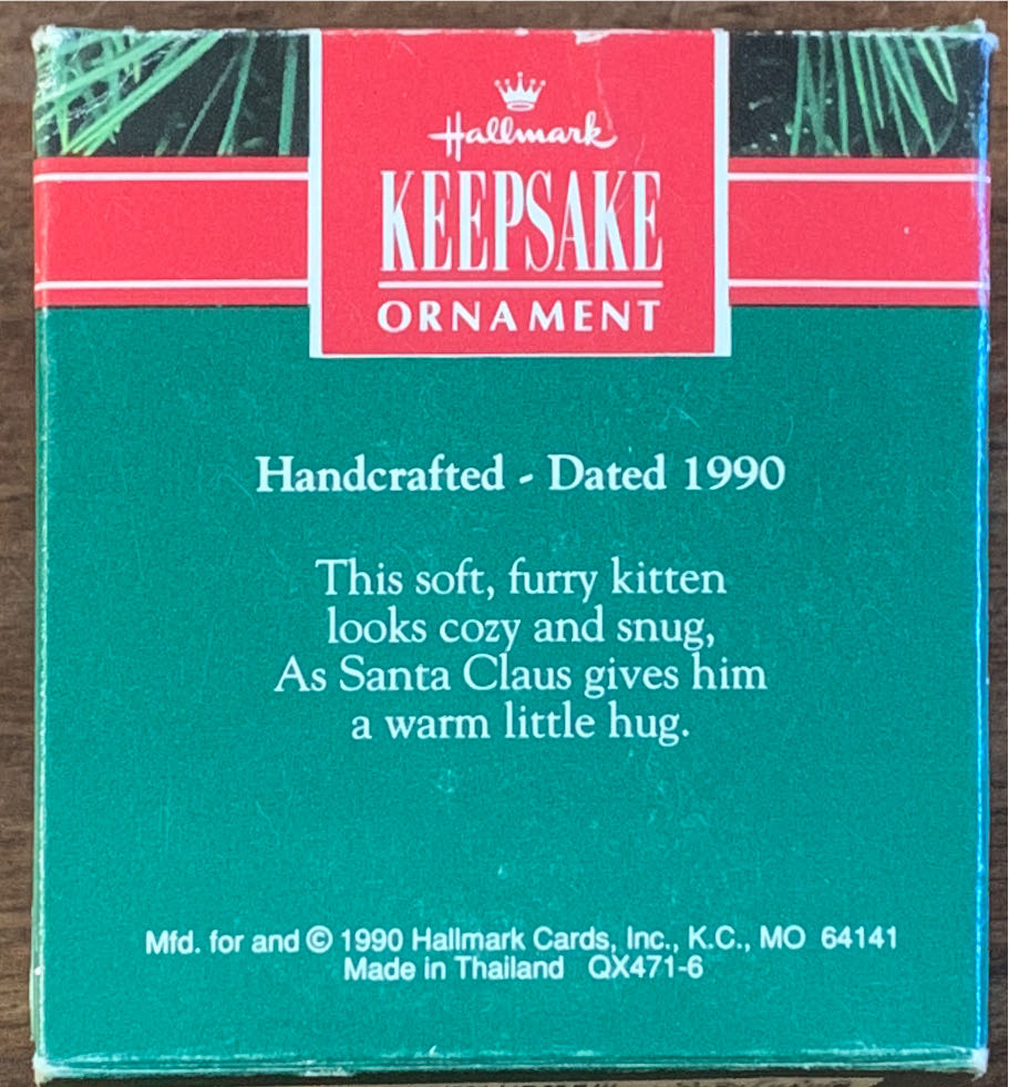 Kitty’s Best Pal - Santa (Cat) ornament collectible [Barcode 070000027420] - Main Image 2