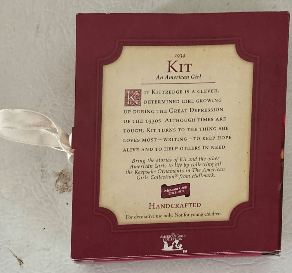 American Girl - Kit’s Treasures  ornament collectible [Barcode 015012698558] - Main Image 2