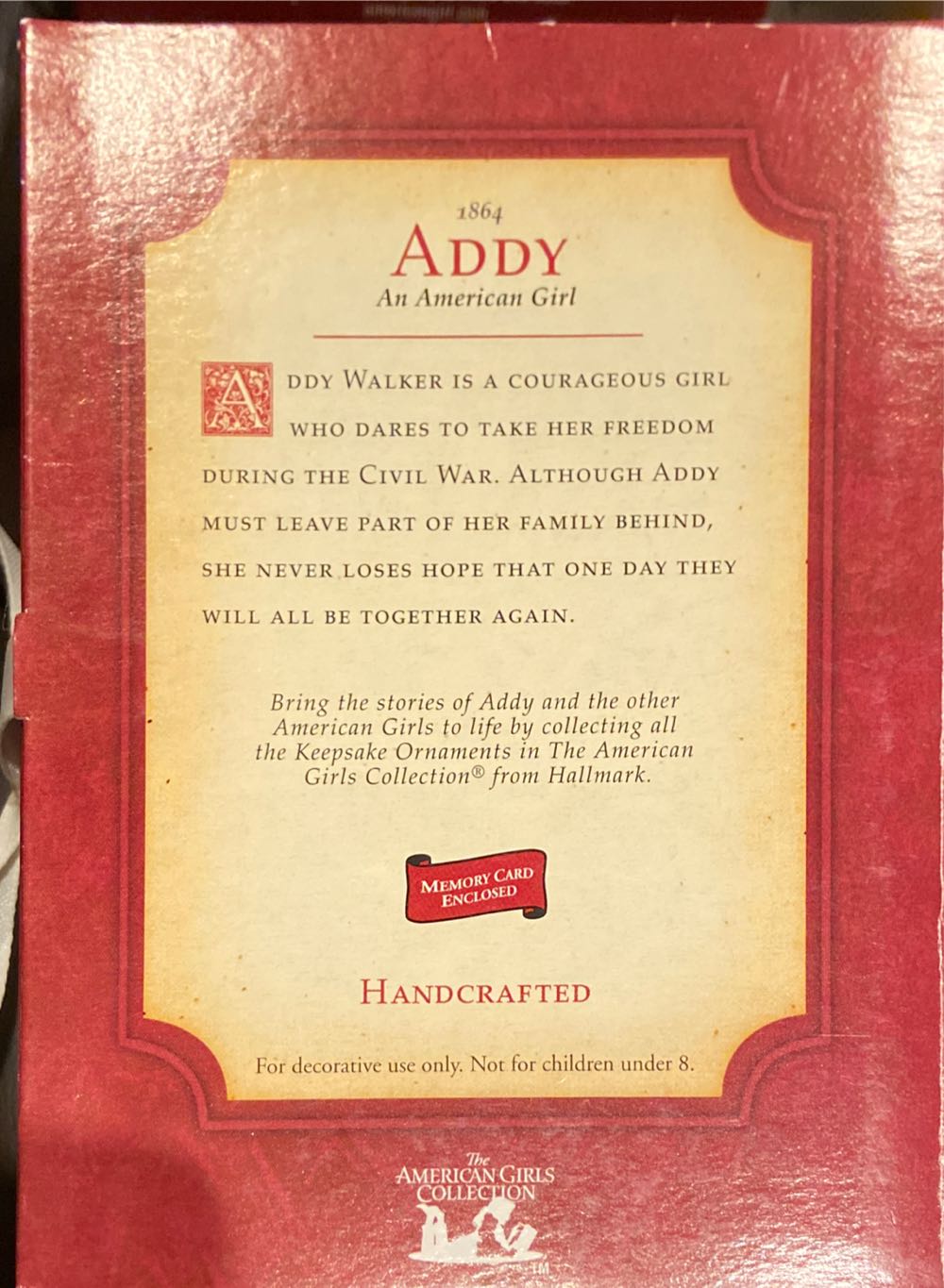 AG Addy 1864 - American Girl Doll (Books) ornament collectible [Barcode 015012761269] - Main Image 2