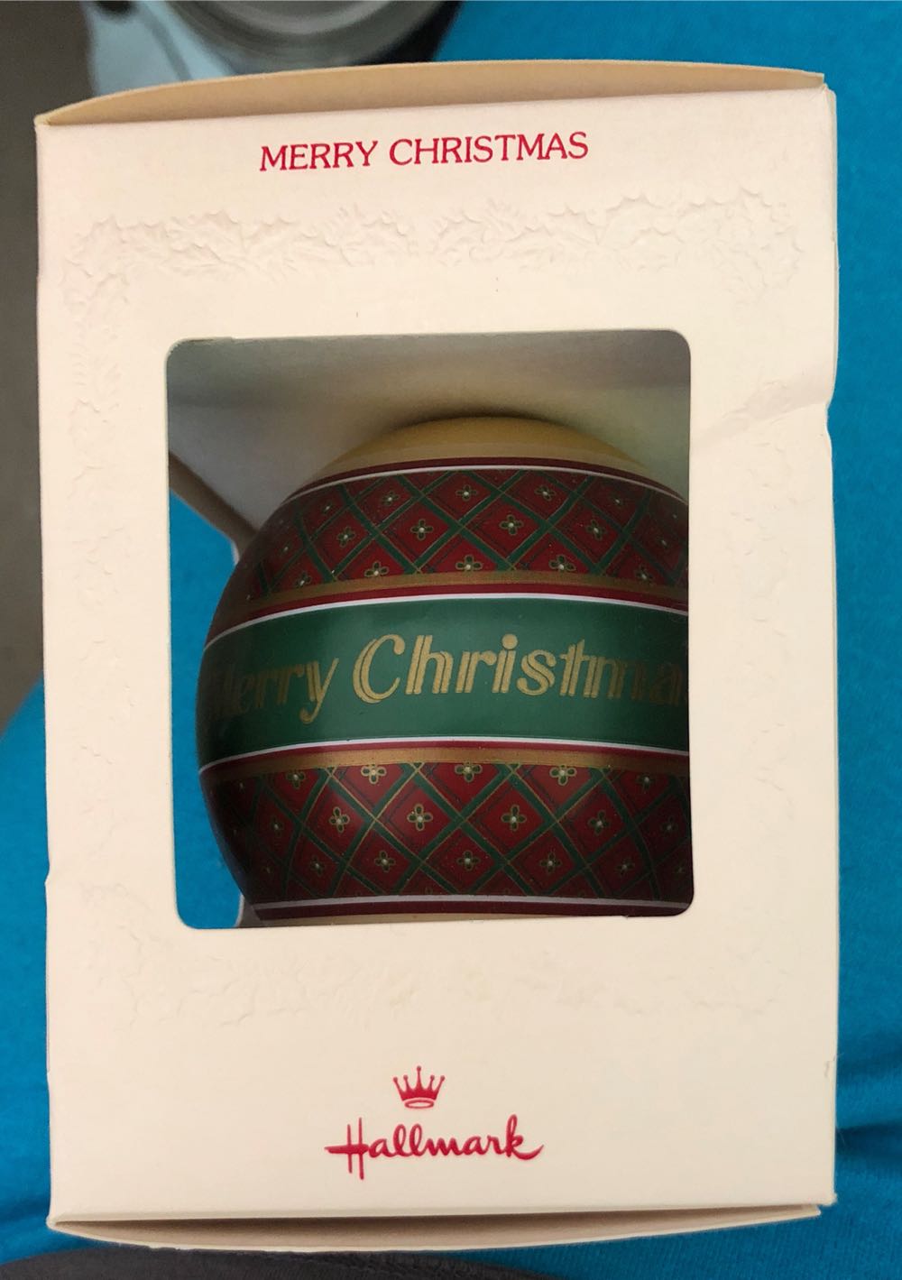 1981 Merry Christmas  ornament collectible - Main Image 2