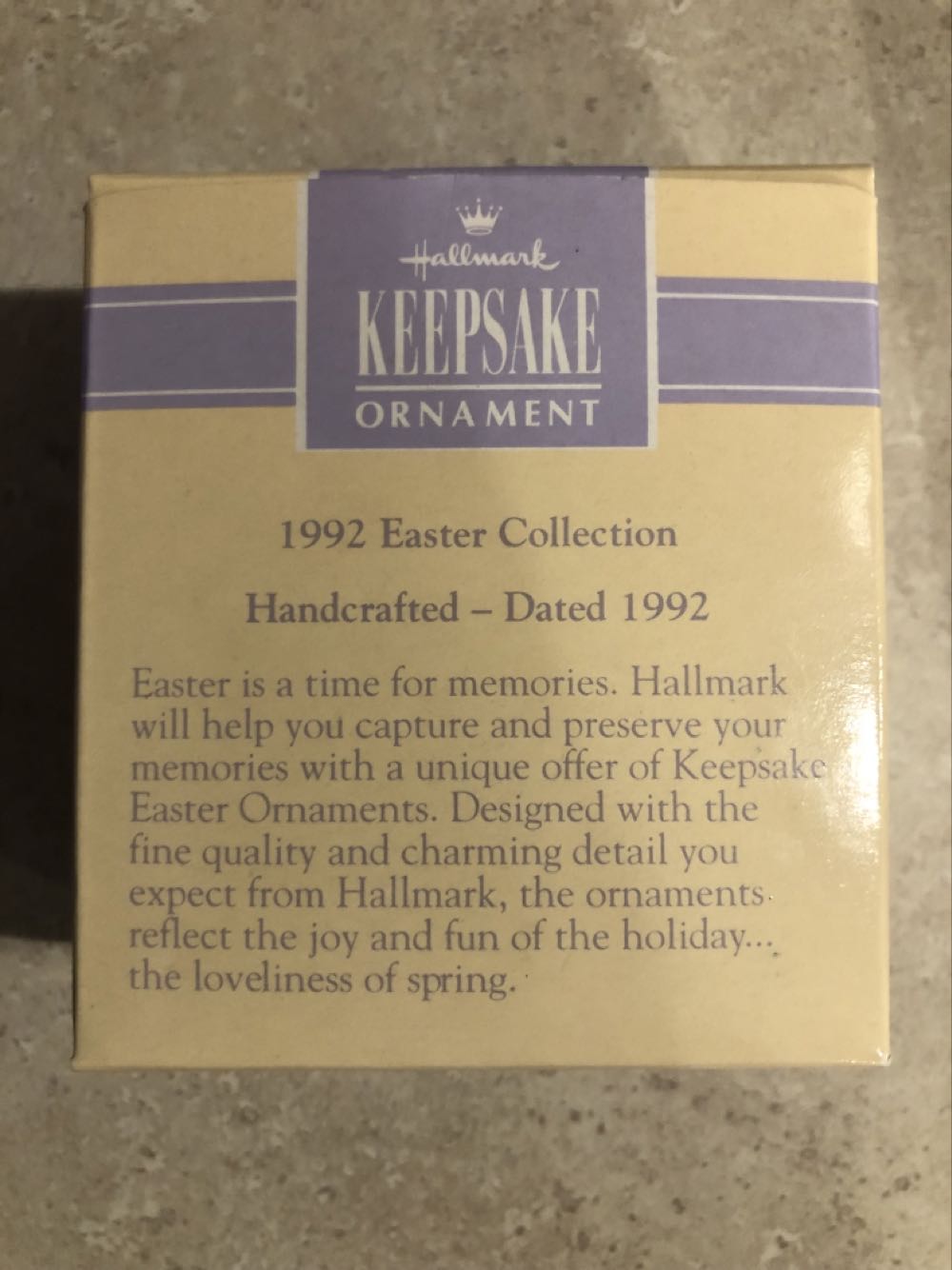 Daughter - Easter Collection (Family) ornament collectible [Barcode 070000046902] - Main Image 2