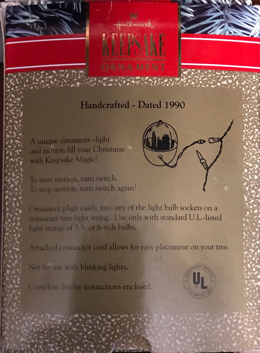 Mrs Santa’s Kitchen - Santa (Light And Motion) ornament collectible [Barcode 070000027550] - Main Image 2