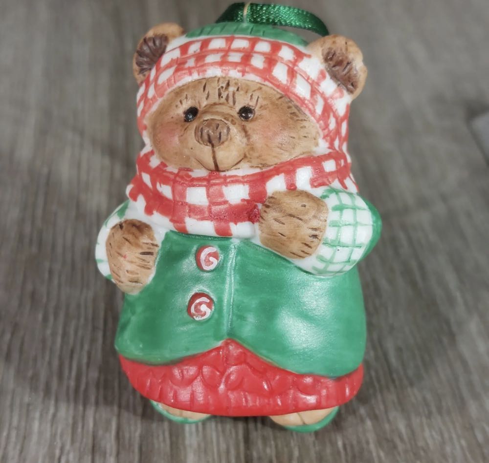 Skating Sugar Bear Bell  (Bell- Bear- Skating) ornament collectible [Barcode 015012638035] - Main Image 3