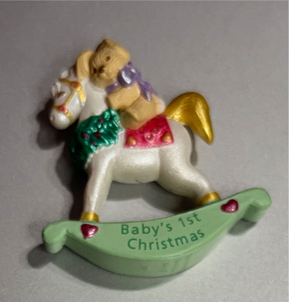 Baby’s First Christmas 1994  ornament collectible [Barcode 015012121315] - Main Image 3