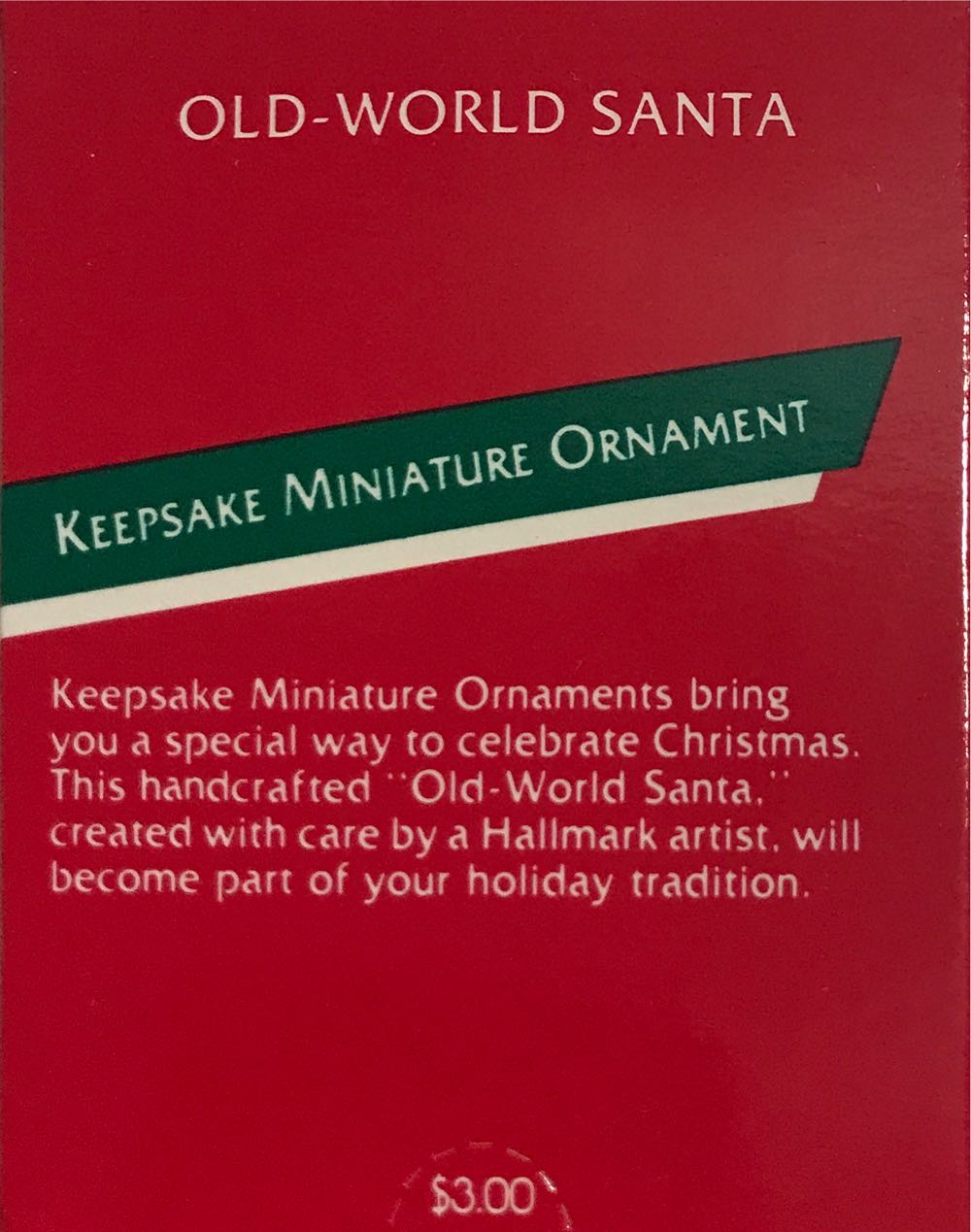 Old-World Santa  ornament collectible - Main Image 2